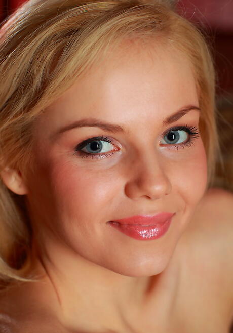 Excellent blond teen Janice A show some foot fetish 