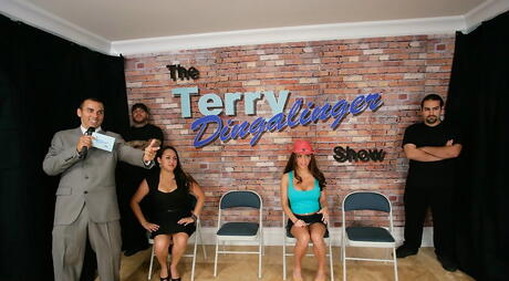 Inviting american milf Veronica Rayne in fancy skirt in boy-girl action 