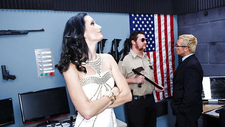 Sultry american dark hair milf Hailey Young fucked like a slut 