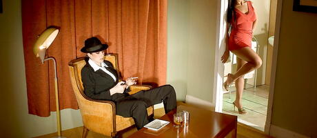 Stunning girls Kitty Langdon and Natalie Minx enjoy hot lesbian strapon fuck 