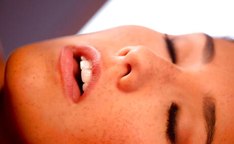 Adorable mommies Eva Lovia and Courtney Taylor in stockings licking hot pussies and enjoying with toy 