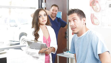 Curious american Tiffany Star enjoy hardcore threesome sex scene 