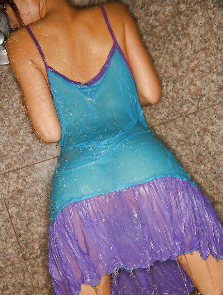 Stunning japanese porn star Yukari Endo showing big titties and hot ass in shower