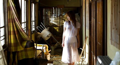 Charming japanese hottie Minor in hot posing on camera 