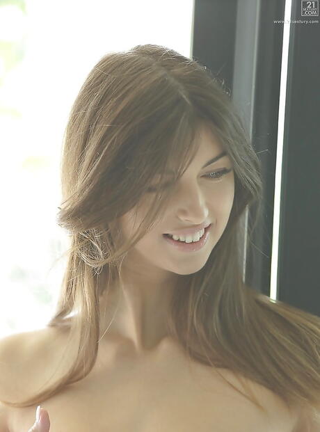 Excellent czech pornstar Susan Ayn in hot undies reveals her ass 