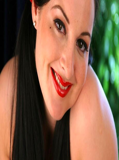 Alluring british cutie Lorna Morgan in sexy posing on camera 