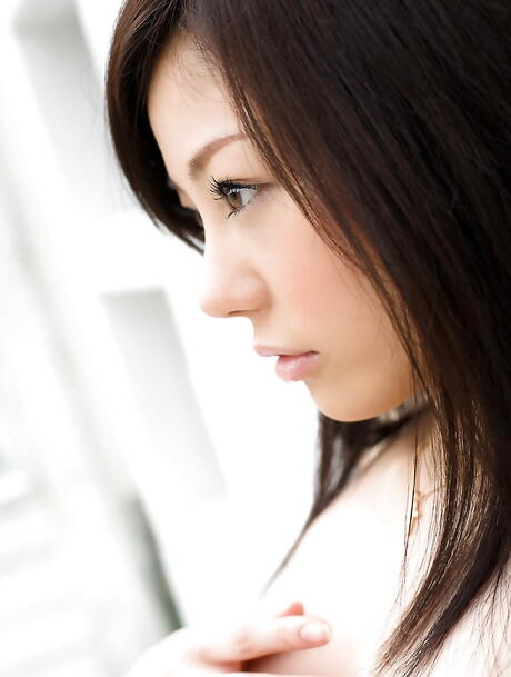 Luscious japanese youthful Takami Hou in panties shows her ass 