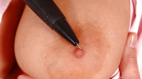 Slender hungarian youthful Nelly Sullivan in sexy skirt reveals big knockers and masturbates with sex toy 