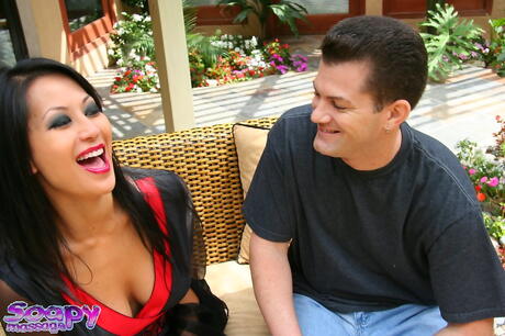 Hot asian brunette milf Gianna Lynn in sexy posing gallery