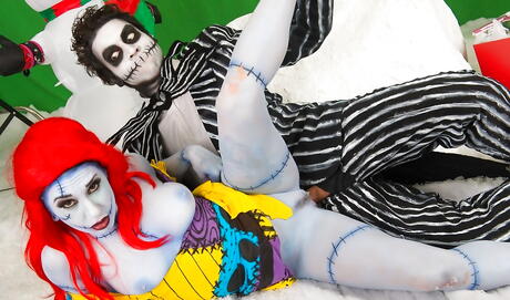 Hot american milf Joanna Angel in cosplay clothing in hot sex scene 