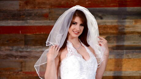 Sultry american dark hair wife Karina White in sexy undies exhibiting her butt and spreading her legs 