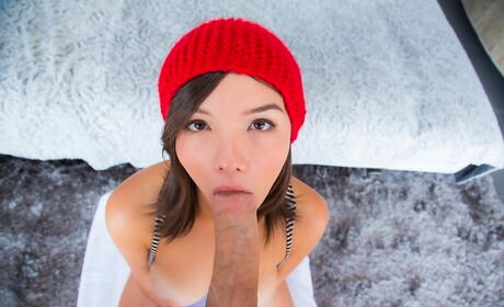 Rangy american brunette youthful Shae Summers drilled by big cock after good blowjob 