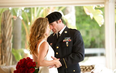 Superb american blond bombshell Anya Olsen fucked after sucking big dick 