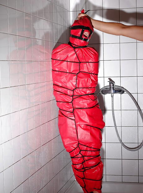 Sexy hungarian Miho Lechter in painful bdsm action in shower