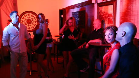 Charming mommies Katie Kox and Alanah Rae in hot 3some scene 