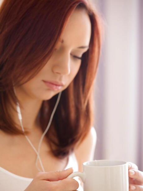 Luscious latvian teen Shafry in undies jerking off 