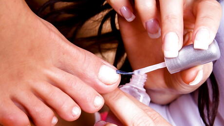 Alluring lesbians Judy Nero and Sandra Shine make some playful lesbian action 