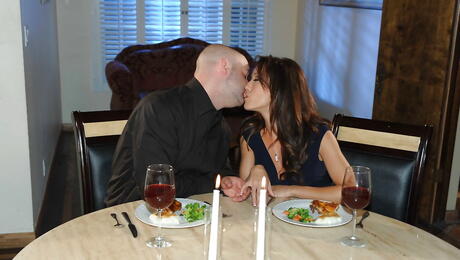 Sexy canadian wife Capri Cavalli drilled in her pussy after good cock suck 