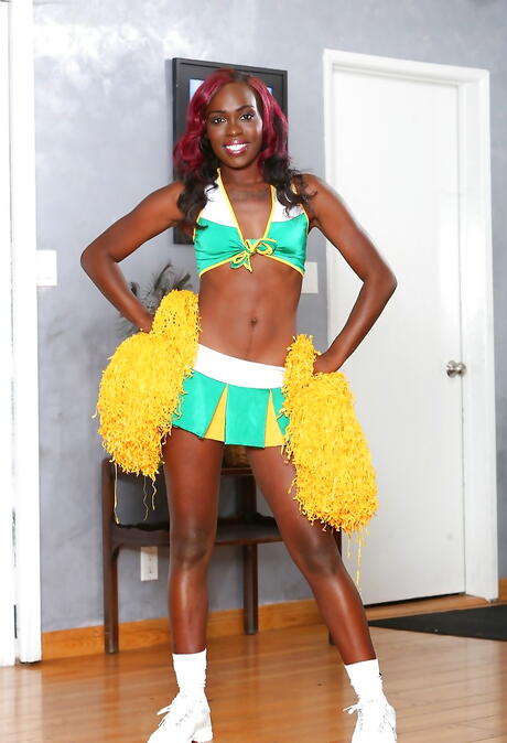 Superb babe Bella Doll baring her butt 