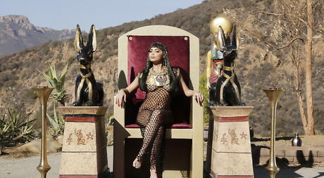 Very attractive american brunette Selena Rose banged after good cock suck outdoor