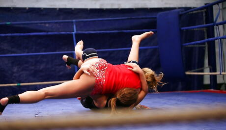 Sultry girls Debbie White and Blue Angel licking hot pussies in the hot lesbian sex 