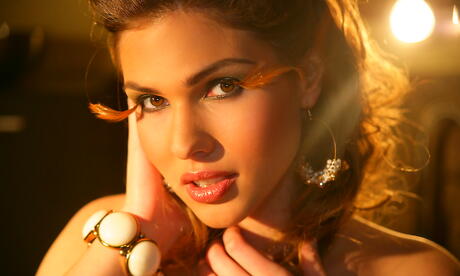 Svelte czech redheaded cutie Olivia La Roche shows tiny tits and sexy butt 