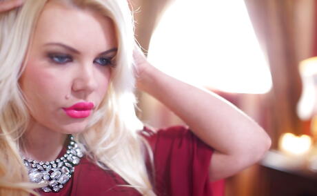 Adorable british blond milf Tiffany Kingston in hot erotic gallery