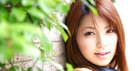 Hot japanese hottie Misako in panties exhibits tiny tits and sexy ass 