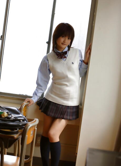 Very attractive japanese Yuran in sexy undies rammed after good cock suck 