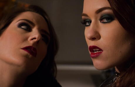 Amazing girls Samantha Bentley and Misha Cross make soft lesbian action 