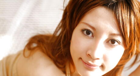 Luscious japanese teen Seri in sexy skirt exposing tiny tits and ass 