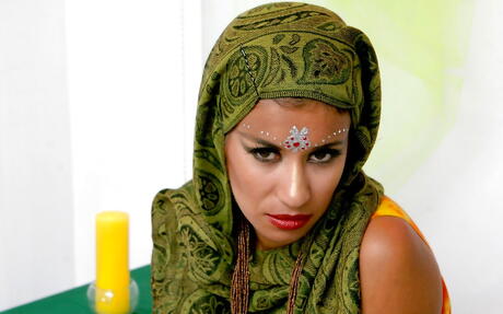 Sultry latin hottie Ana Touched in erotic scene 