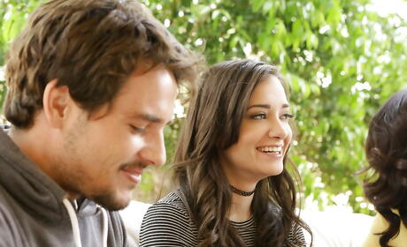 Rangy babes April Oneil and Gia Paige enjoy hardcore 3some action 