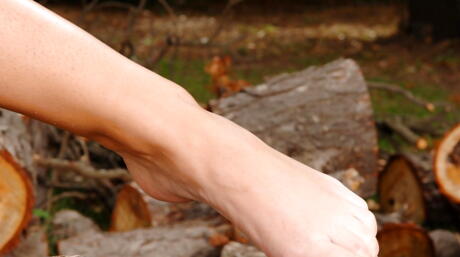 Superb babes Zoe L Fox and Zuzana Z. in fancy shorts licking pink pussies in the hot lesbian sex outdoor