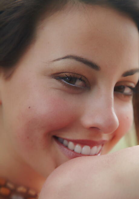 Excellent teen Lorena B is foot fetishist outdoor