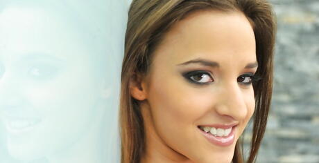 Sexy hungarian young Amirah Adara in skirt revealing small tits and jerking off 