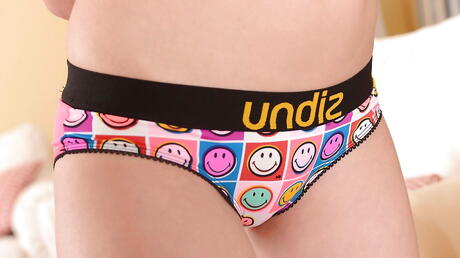 Excellent dark hair babe Liona in undies unveiling small tits and nice pussy 