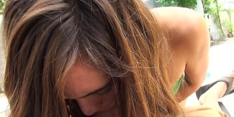 Excellent Alice Hatter robbing on huge cock 