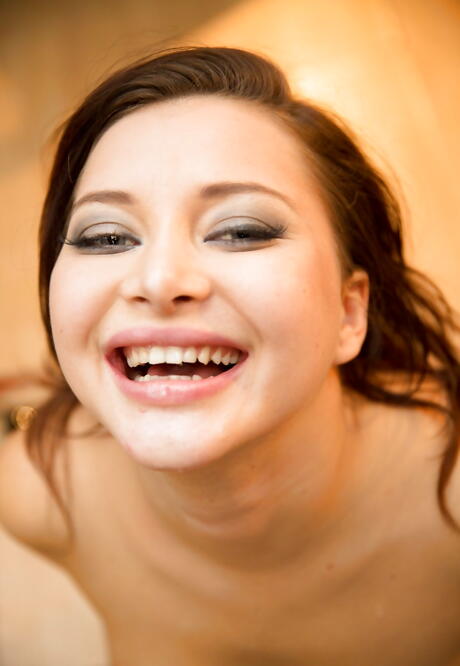 Inviting russian pornstar Anna Polina suck big cock and fuck in the ass 