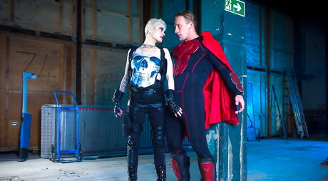 Curious austrian Mila Milan drilled by big rod after good blowjob outdoor