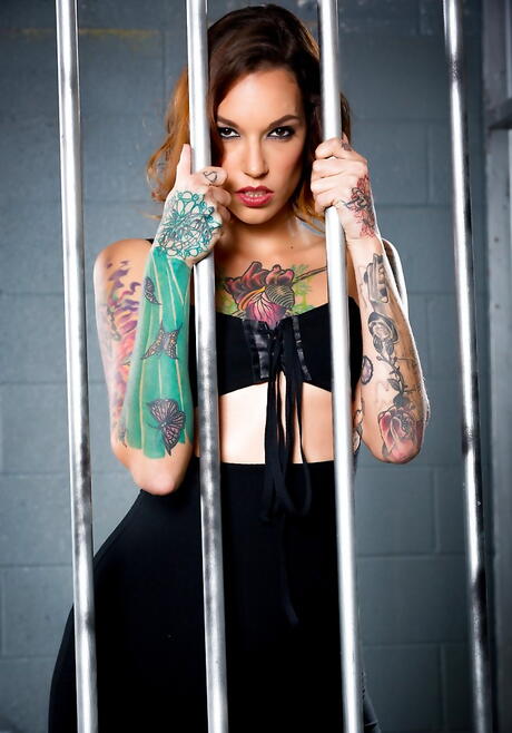 Very attractive spanish babe Silvia Ruby in fancy skirt unveiling tiny tits and hairy pussy 