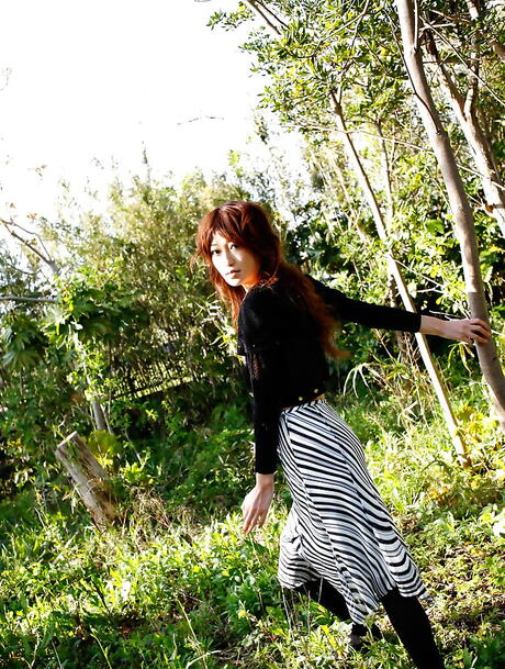 Svelte japanese teen Yu Satome in sexy posing gallery