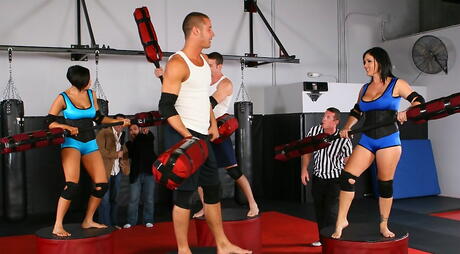 Stunning women Dylan Ryder and Claire Dames take part in amazing orgy 