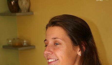 Attractive american Erica Campbell baring big boobies and sexy ass 