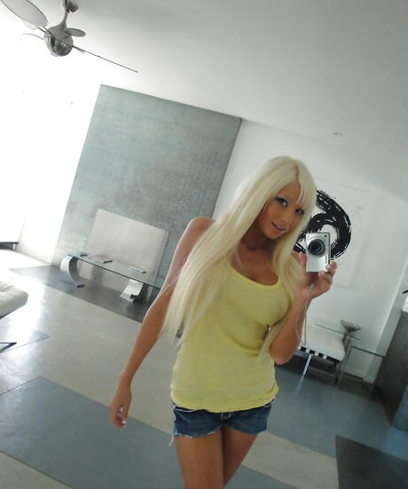 Hot american youthful Rikki Six reveals big tits and sexy butt outdoor