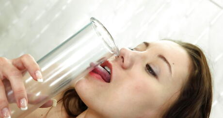 Sexy brunette young Aiko May in toys her cunt 