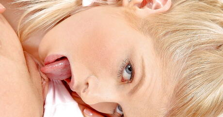 Deluxe mommies Wiska and Cherry Jul in nice skirt licking each others pussies in the hot lesbian sex 