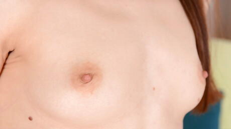 Hot russian brunette Stacy Snake in skirt posing 