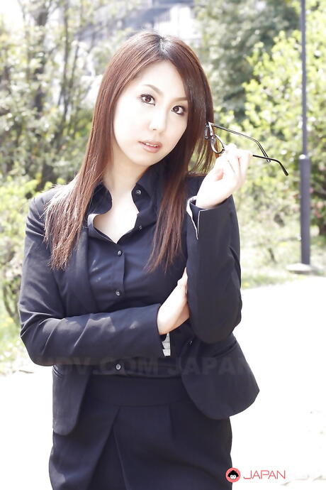 Deluxe japanese brunette Hikaru Matsu in erotic gallery