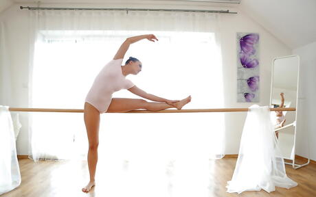 Superb american dark hair Blue Angel in sex action 